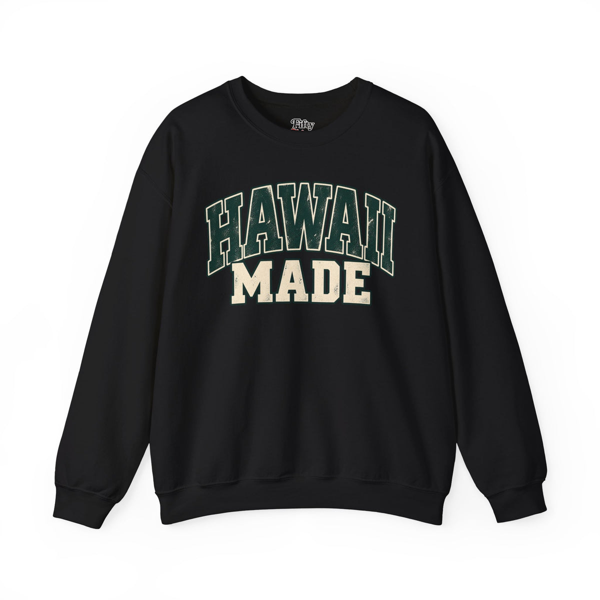 Hawaii Made Unisex Crewneck Sweatshirt State Name Graphic