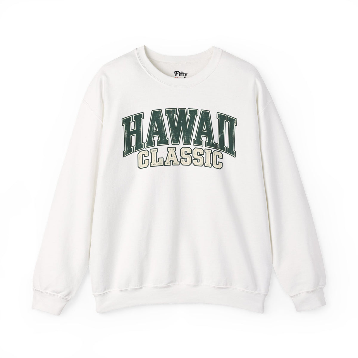 Hawaii Classic Unisex Crewneck Sweatshirt State Name Graphic