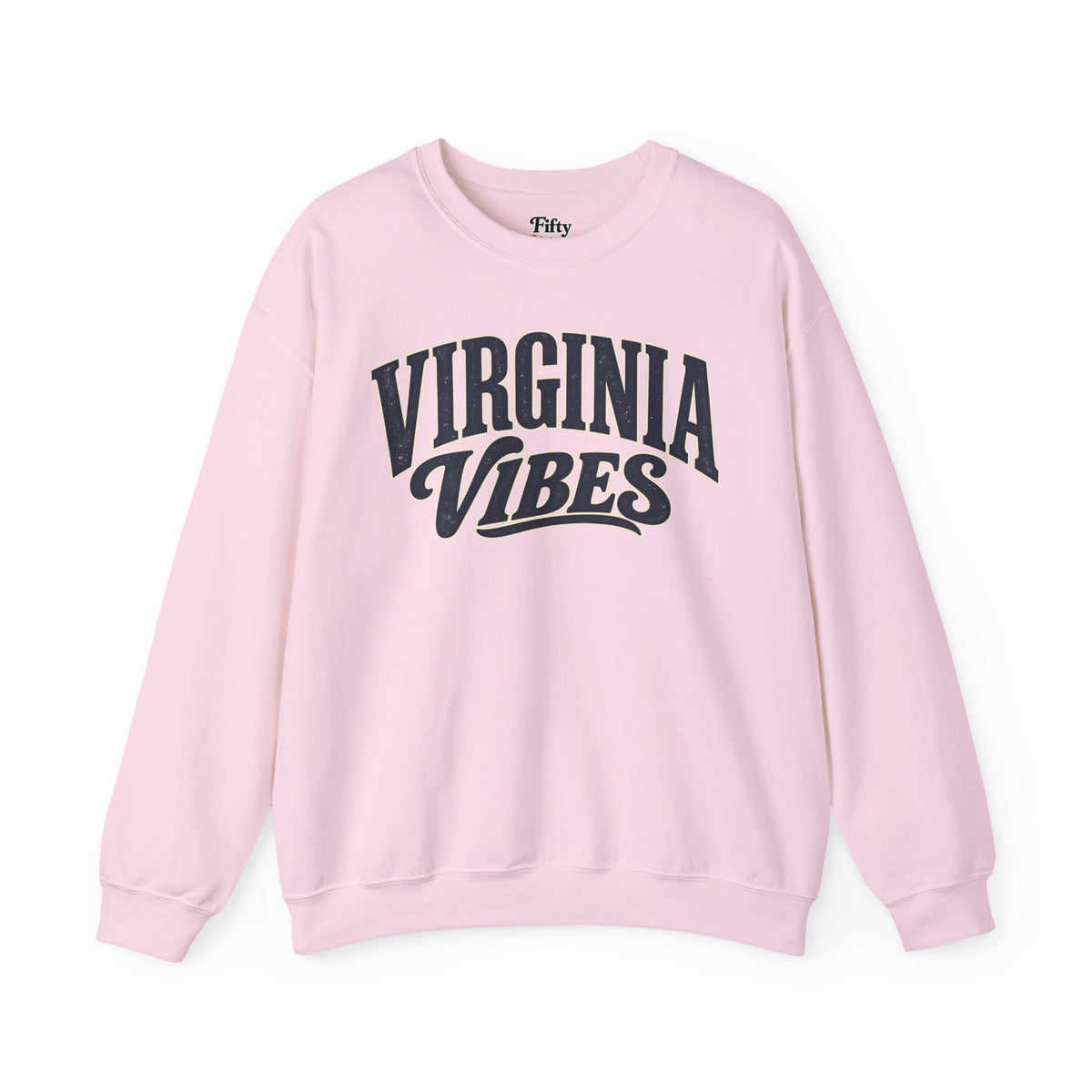 Virginia Vibes Unisex Crewneck Sweatshirt State Name Graphic