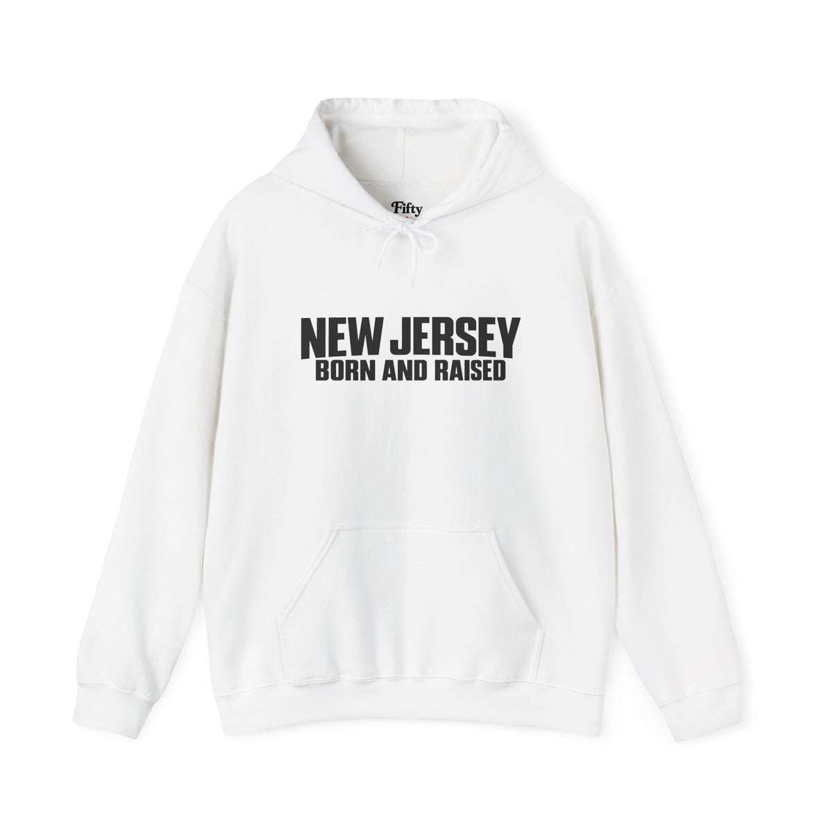 New Jersey Born and Raised Minimal Heritage Unisex Hoodie Graphic