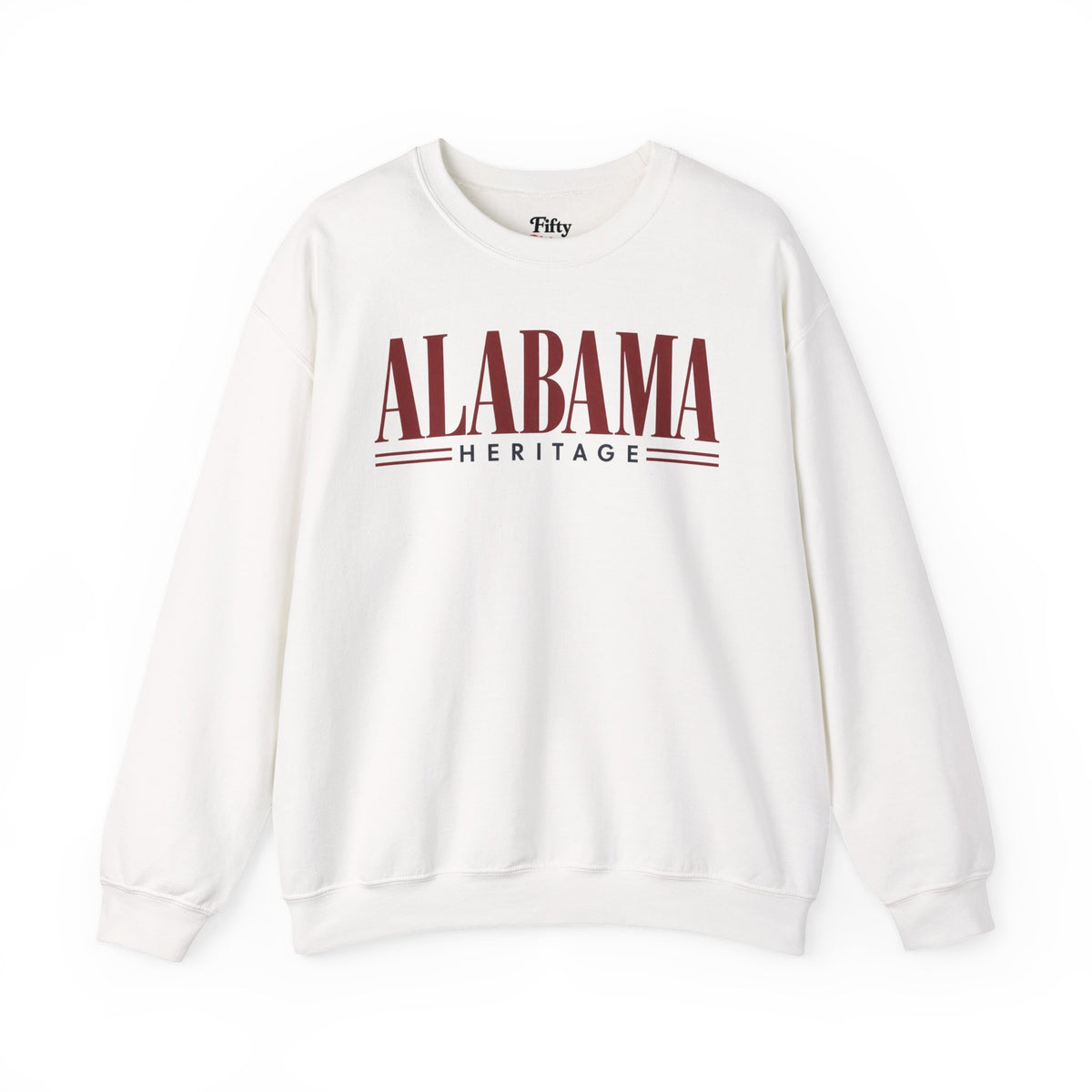Alabama Heritage Unisex Crewneck Sweatshirt State Name Graphic