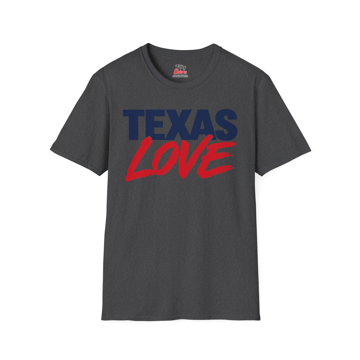 Texas Love Unisex Softstyle T Shirt State Name Graphic Tee