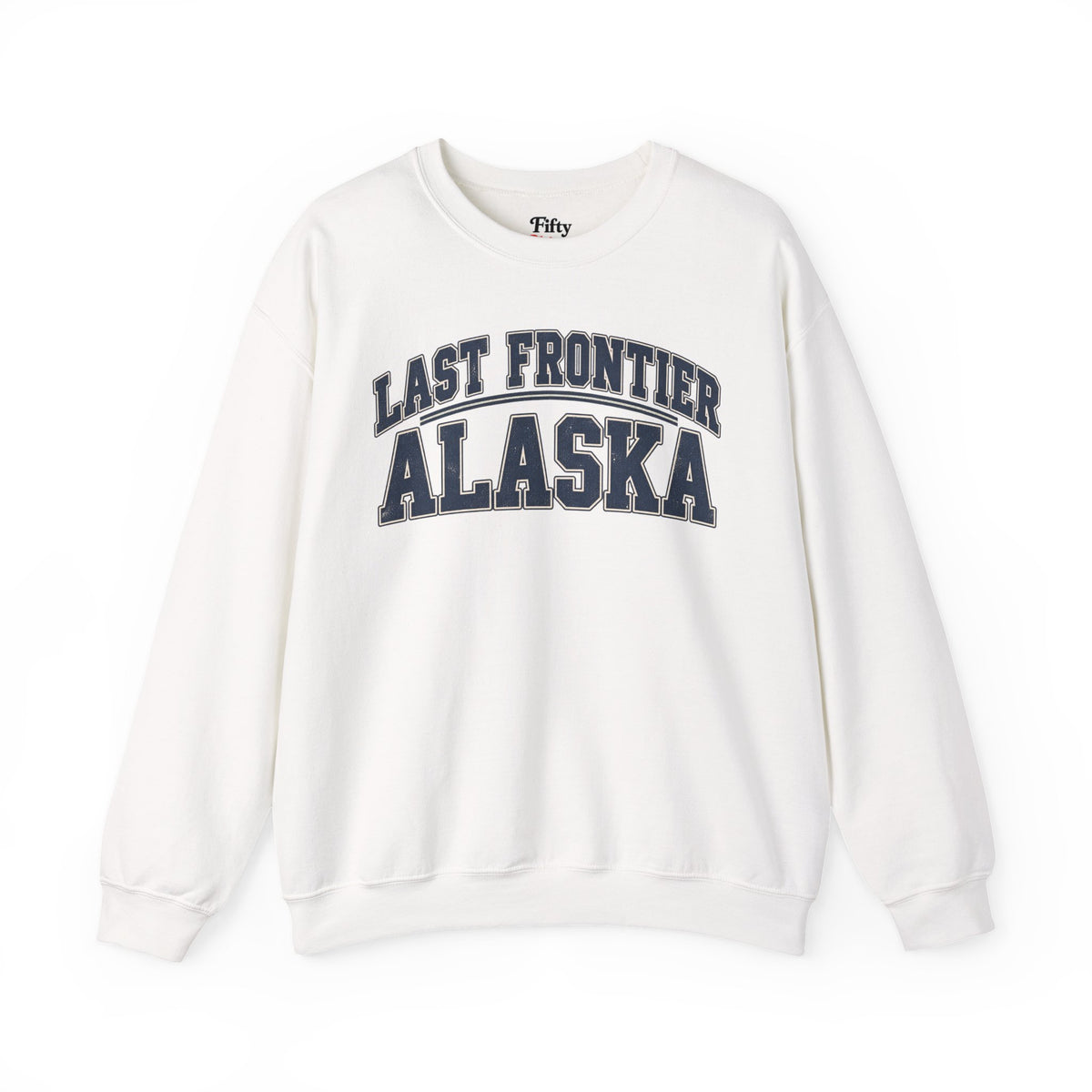 Last Frontier Alaska Unisex Crewneck Sweatshirt State Name Graphic
