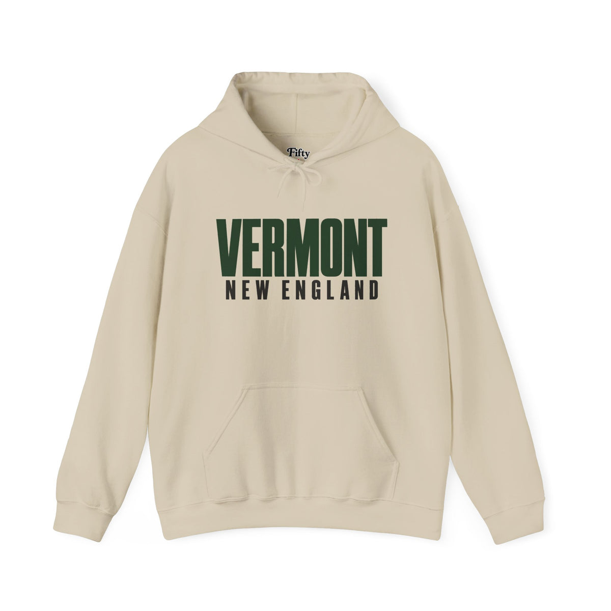 Vermont New England Unisex Hoodie State Name Graphic