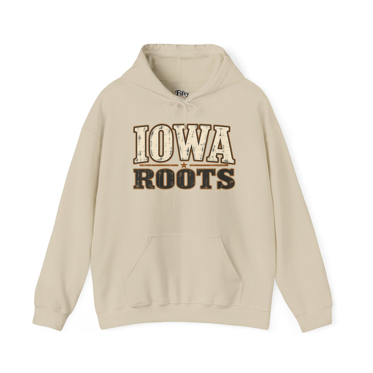 Iowa Roots Unisex Hoodie State Name Graphic