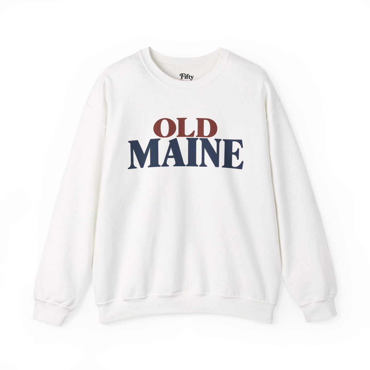 Old Maine Unisex Crewneck Sweatshirt State Name Graphic