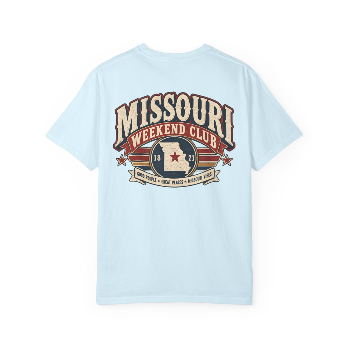 Missouri Weekend Club Unisex Comfort Color 1717 Streetwear Graphic Tee