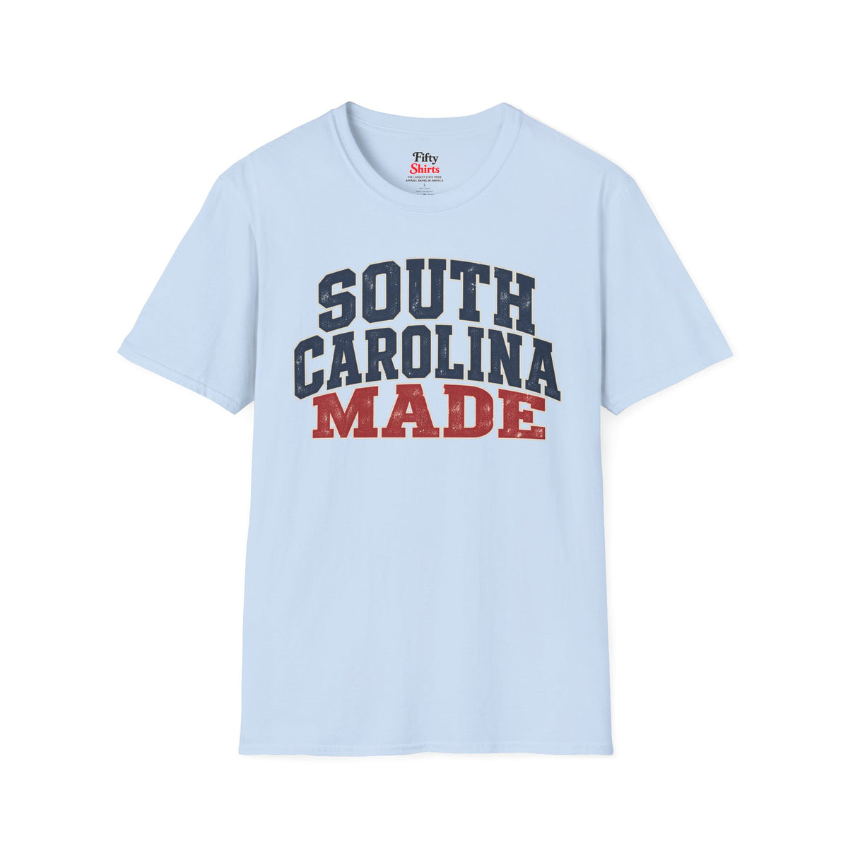South Carolina Made Unisex Softstyle T Shirt State Name Graphic Tee