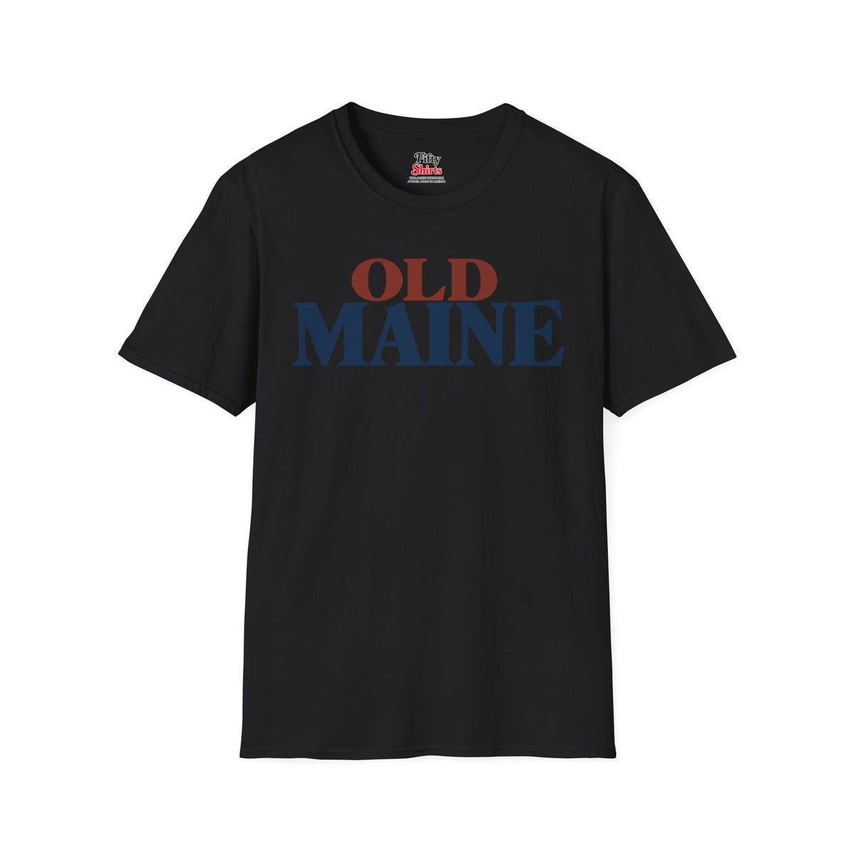 Old Maine Unisex Softstyle T Shirt State Name Graphic Tee