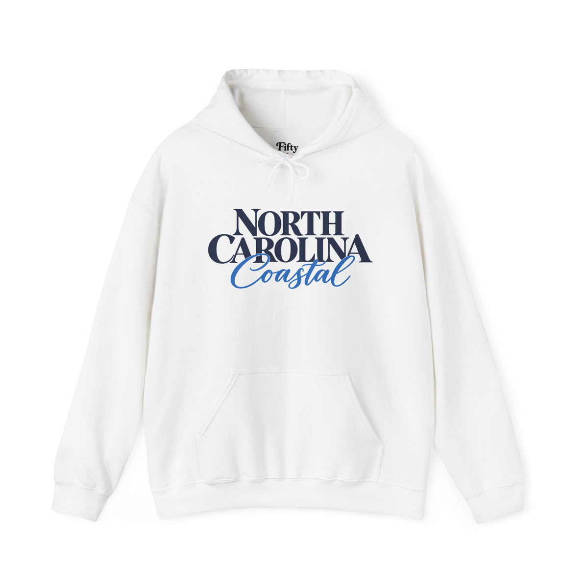 North Carolina Coastal Unisex Hoodie State Name Graphic