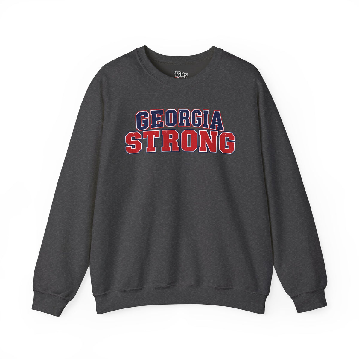 Georgia Strong Unisex Crewneck Sweatshirt State Name Graphic