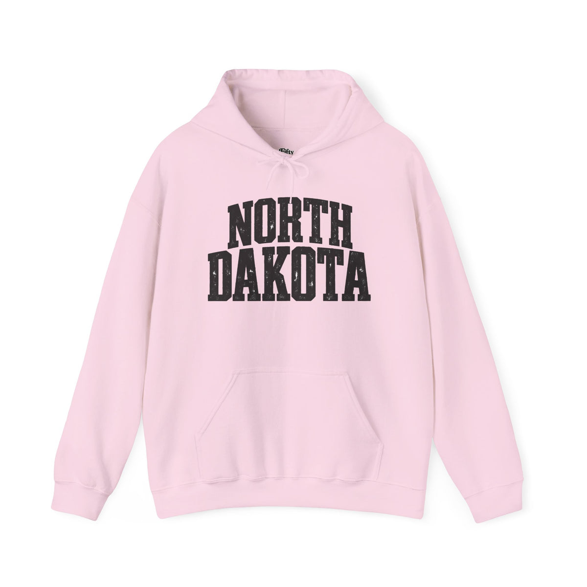 North Dakota Unisex Hoodie State Name Graphic