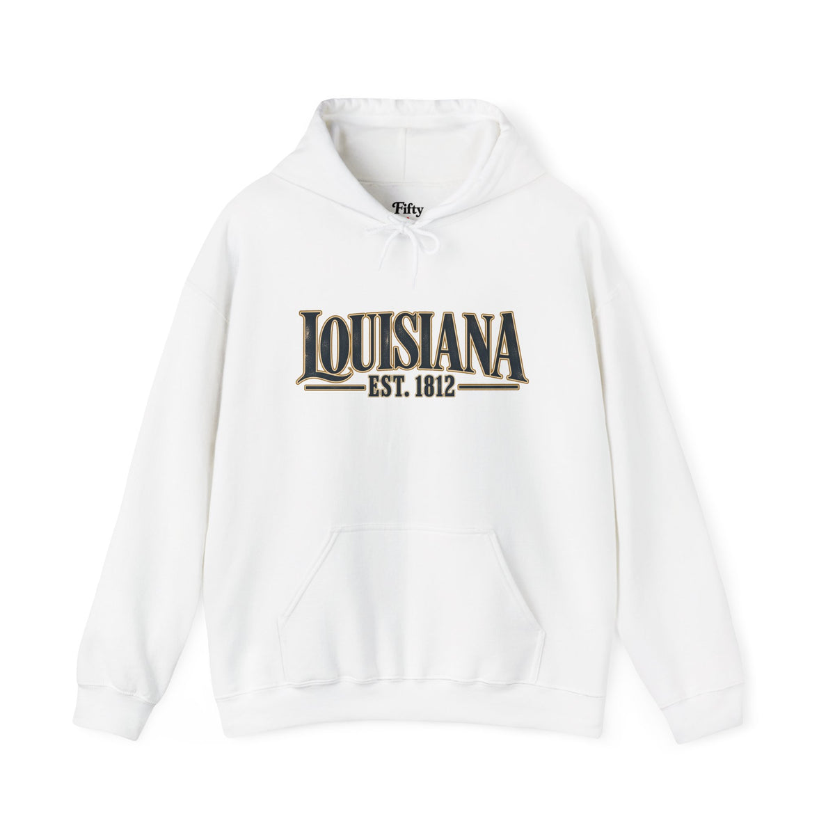 Louisiana Est 1812 Unisex Hoodie State Name Graphic