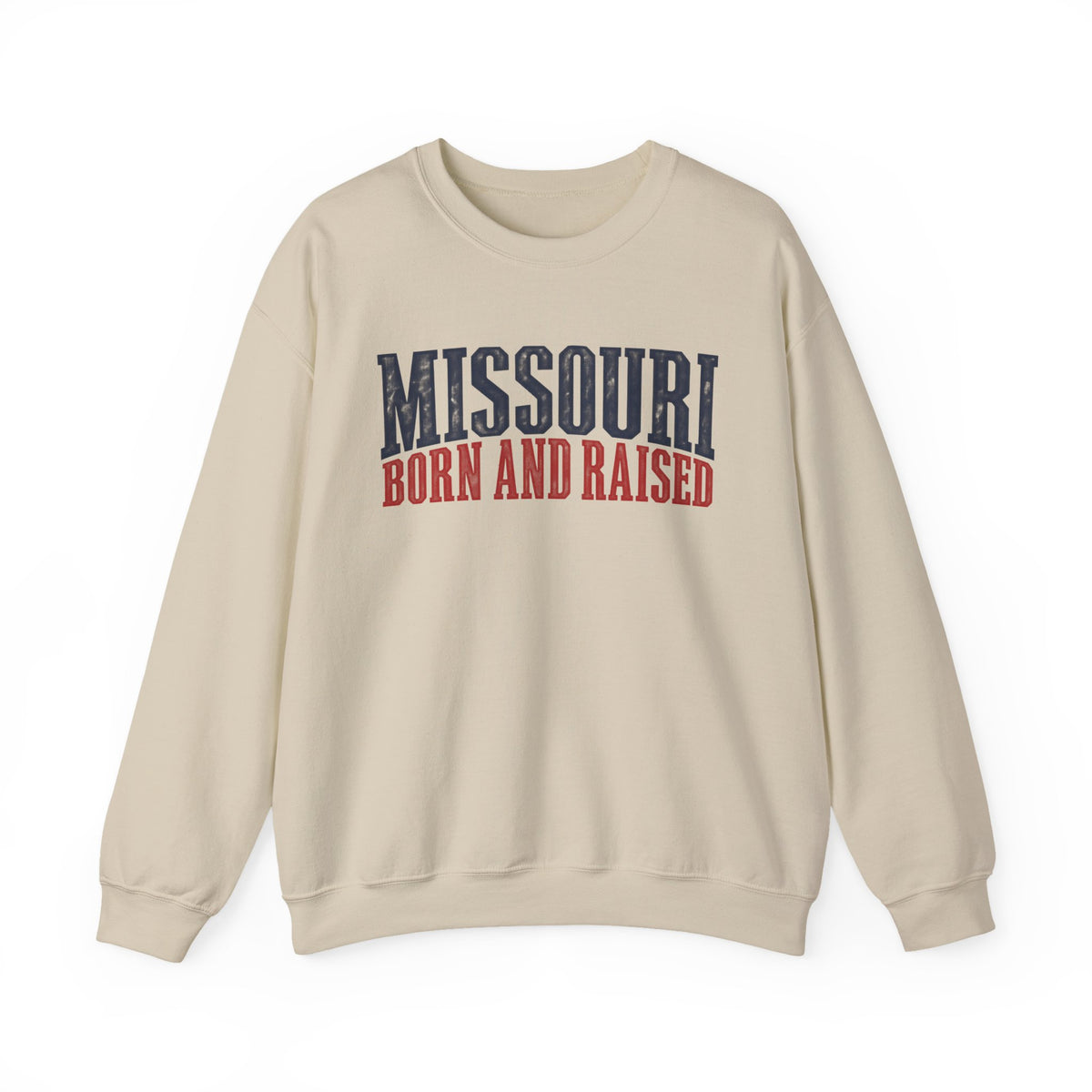 Missouri Born and Raised Premium Heritage Unisex Sweatshirt Graphic