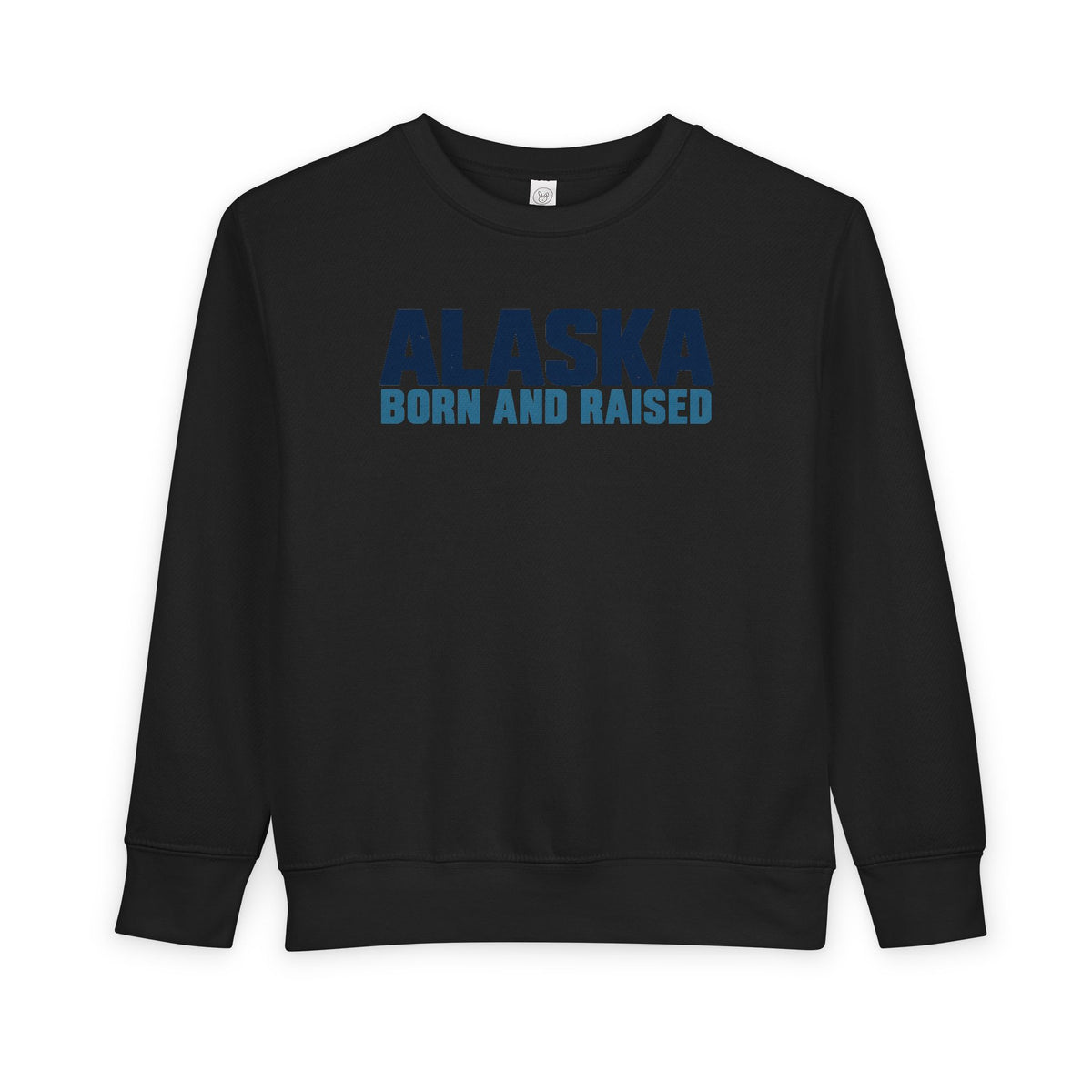 Alaska Born and Raised Modern Streetwear Unisex Toddler Sweatshirt