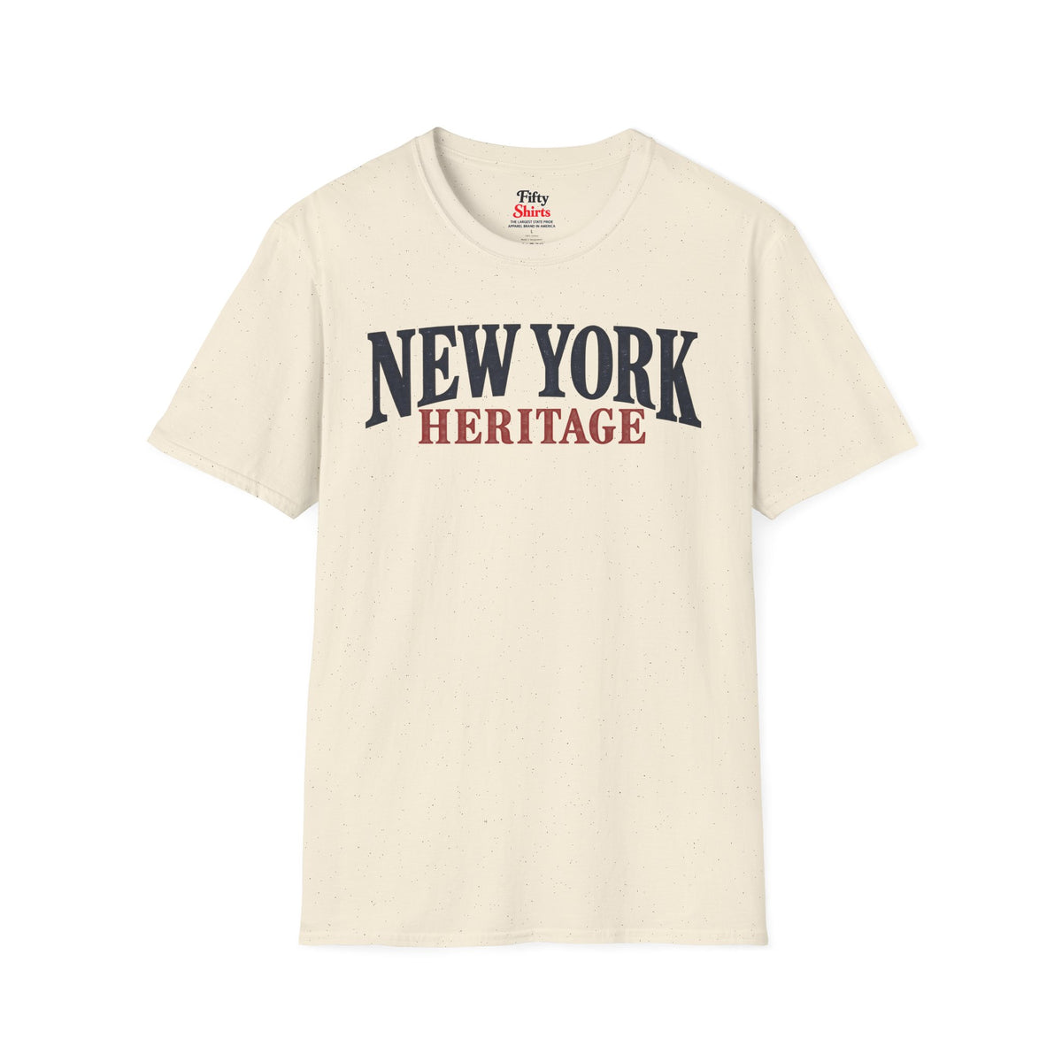 New York Heritage Unisex Softstyle T Shirt State Name Graphic Tee