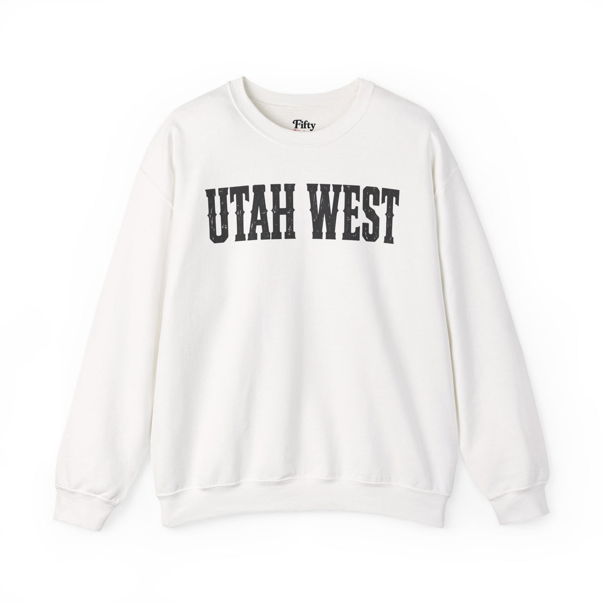 Utah West Unisex Crewneck Sweatshirt State Name Graphic