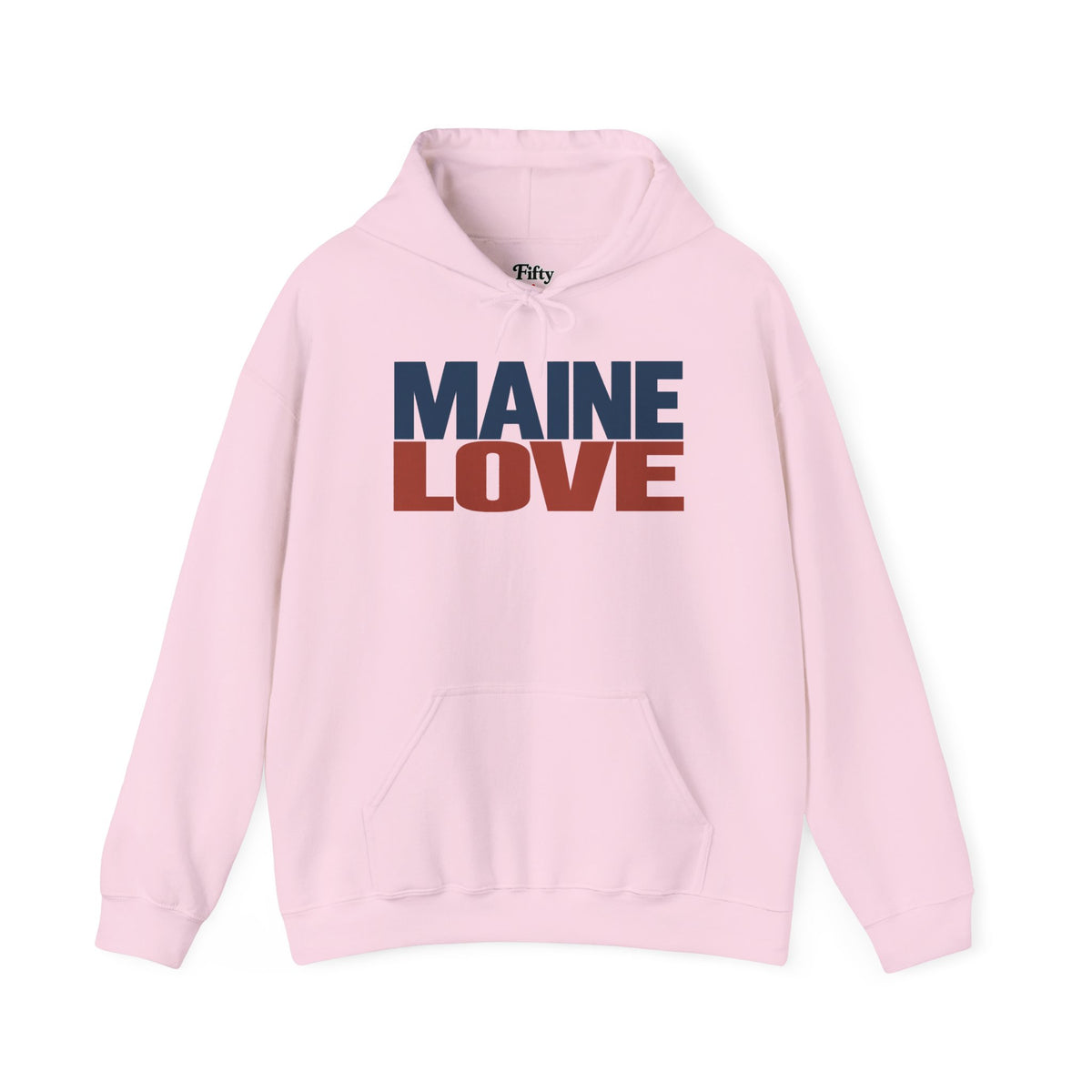 Maine Love Unisex Hoodie State Name Graphic