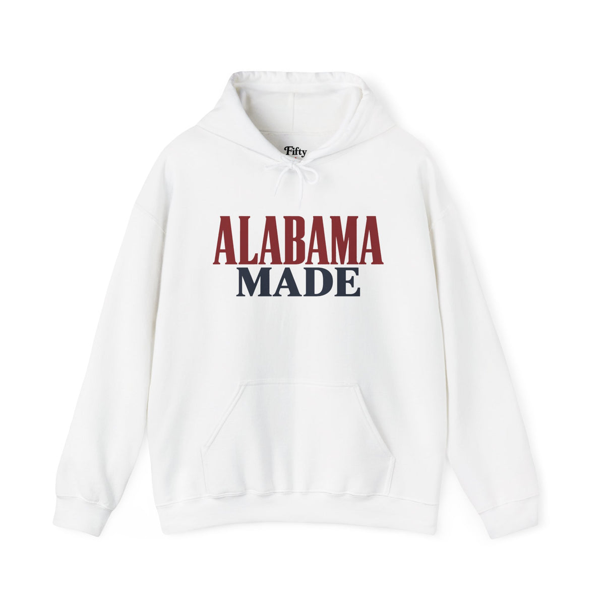 Alabama Made Unisex Hoodie State Name Graphic