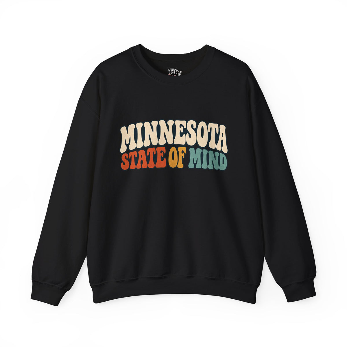 Minnesota State of Mind Unisex Crewneck Sweatshirt State Name Graphic