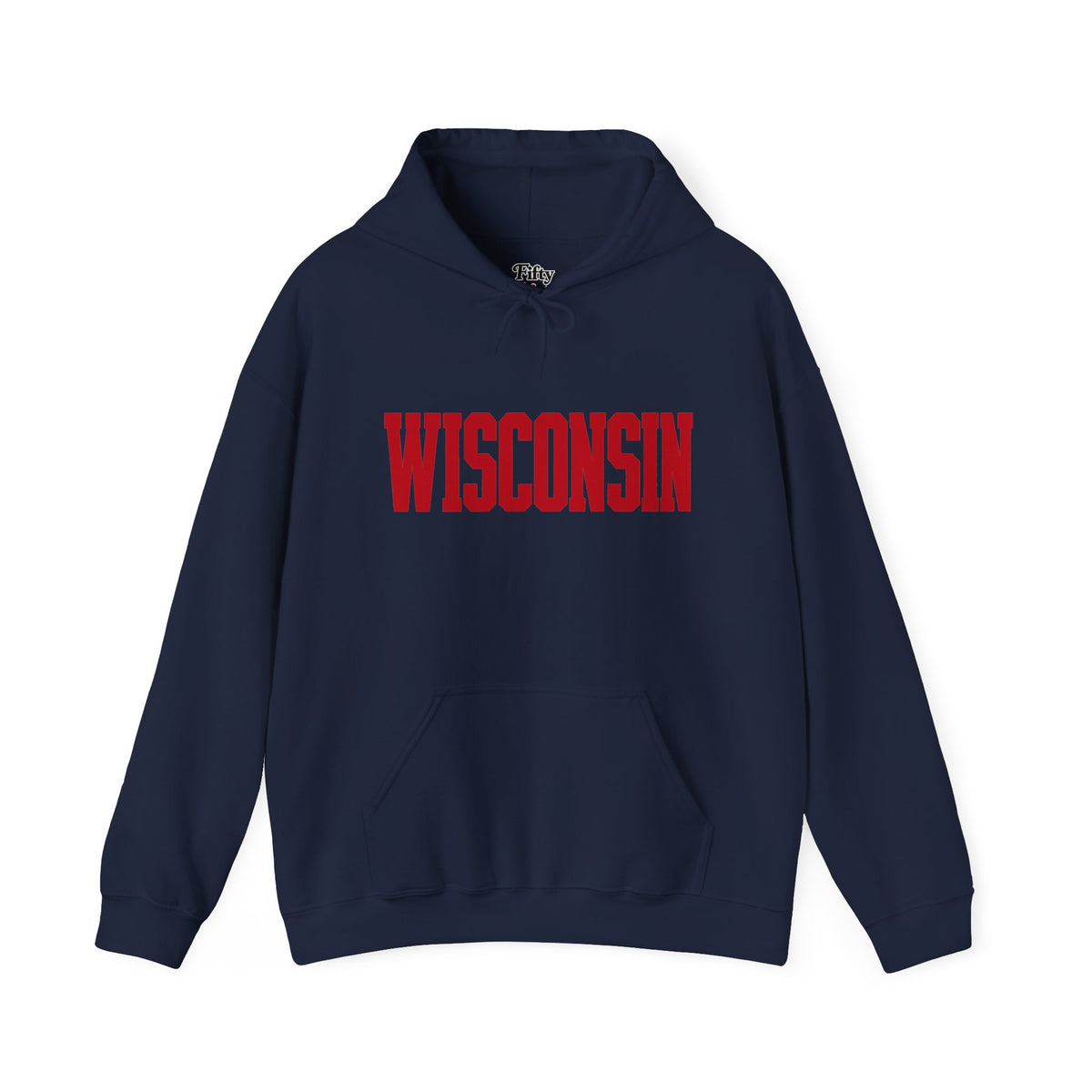 Wisconsin Unisex Hoodie State Name Graphic