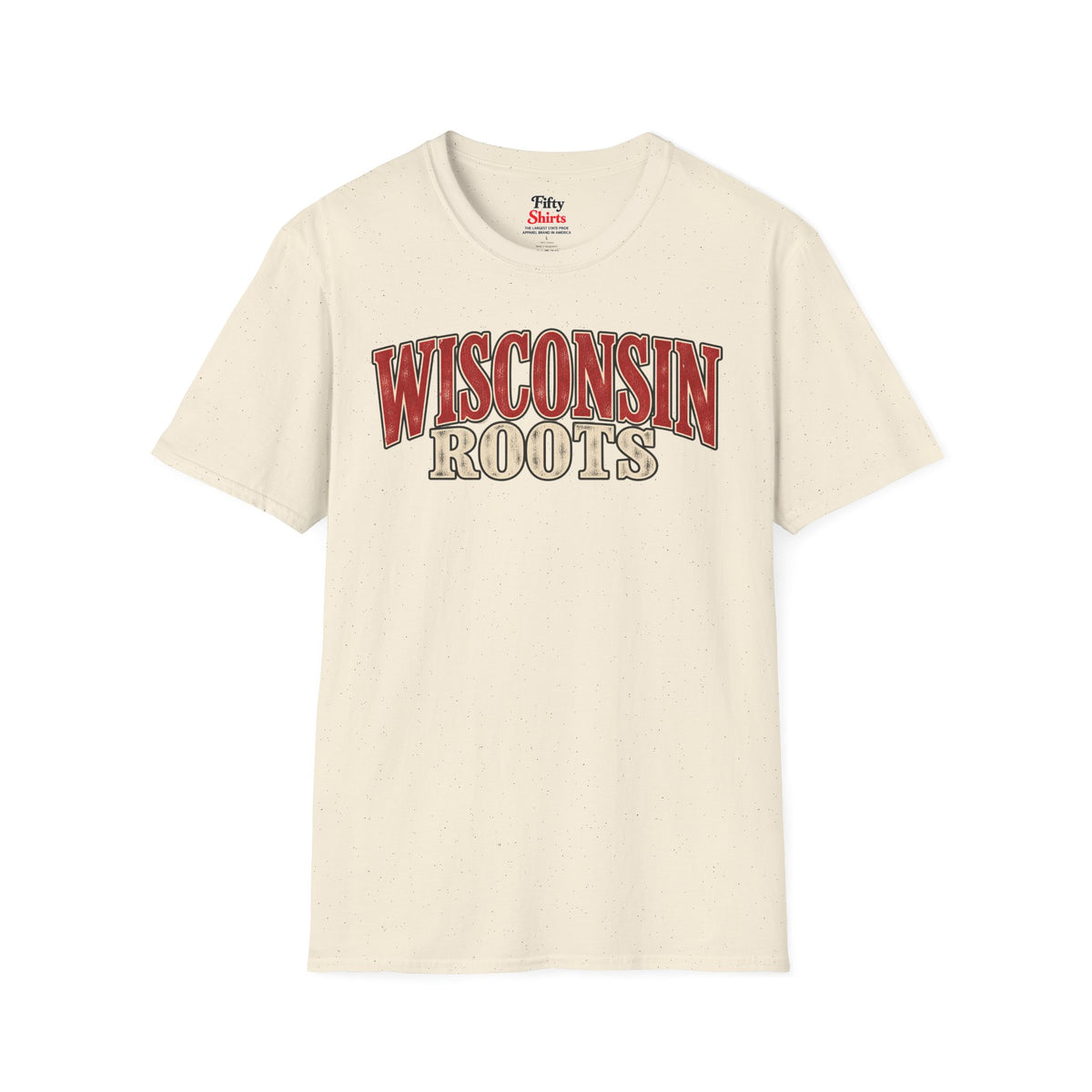 Wisconsin Roots Unisex Softstyle T Shirt State Name Graphic Tee