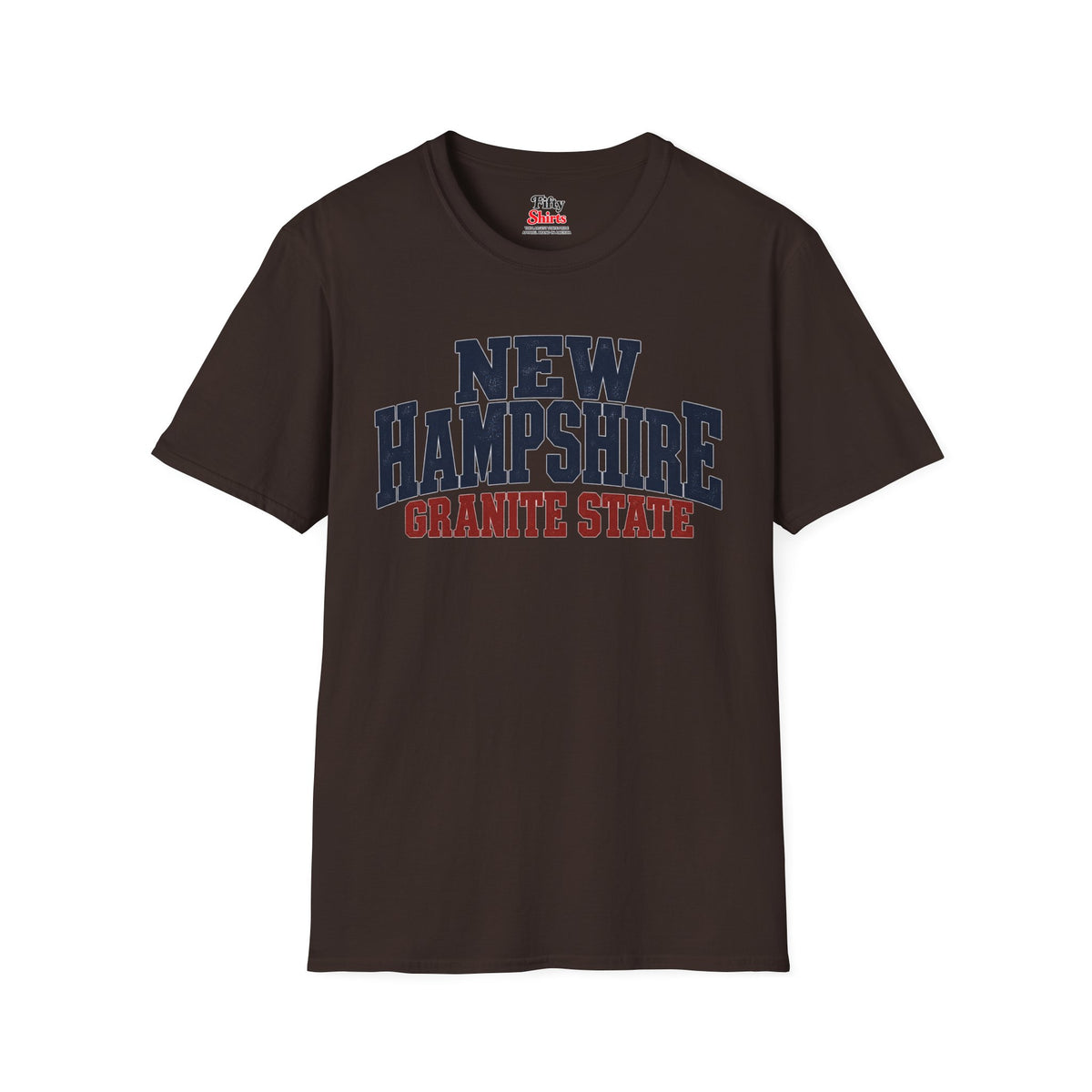 New Hampshire Granite State Unisex Softstyle T Shirt State Name Graphic Tee