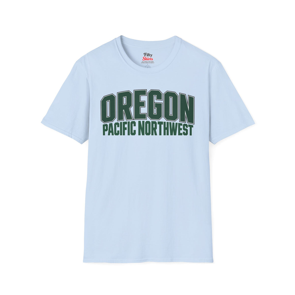 Oregon Pacific Northwest Unisex Softstyle T Shirt State Name Graphic Tee
