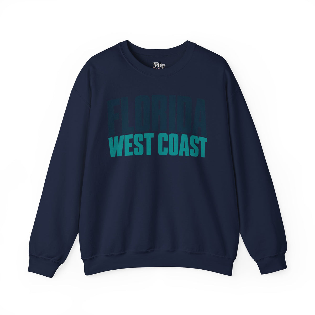 Florida West Coast Unisex Crewneck Sweatshirt State Name Graphic