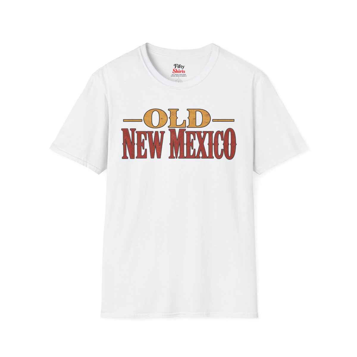 Old New Mexico Unisex Softstyle T Shirt State Name Graphic Tee