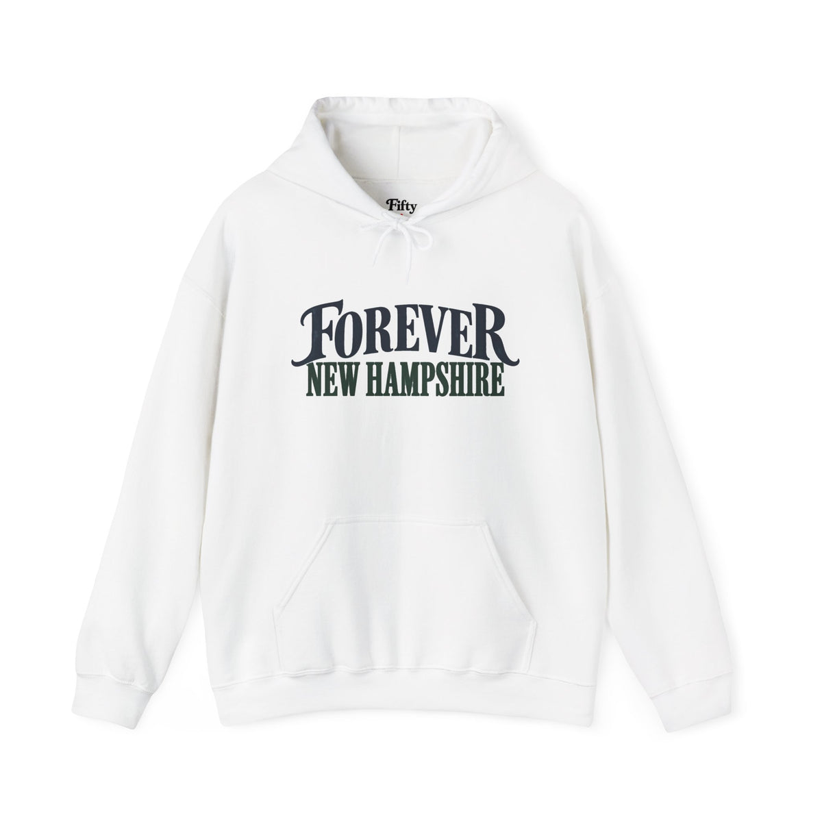 Forever New Hampshire Unisex Hoodie State Name Graphic
