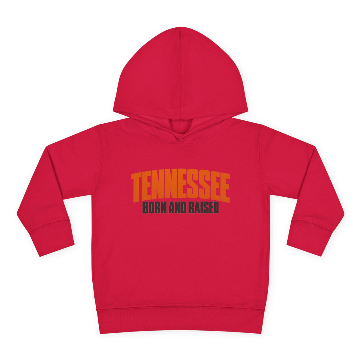 Tennessee Born and Raised Modern Southern Streetwear Unisex Toddler Pullover Fleece Hoodie