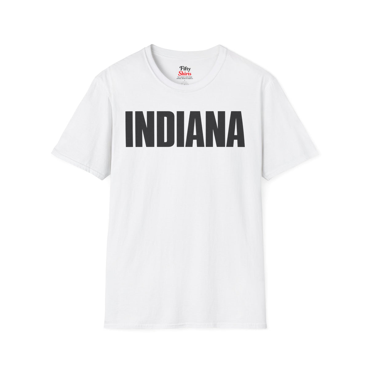 Indiana Unisex Softstyle T Shirt State Name Graphic Tee