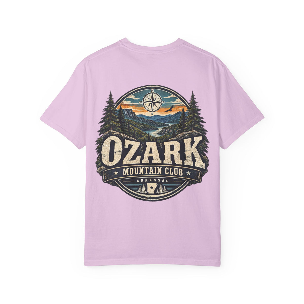 Arkansas Ozark Mountain Club Unisex Comfort Color 1717 Streetwear Graphic Tee