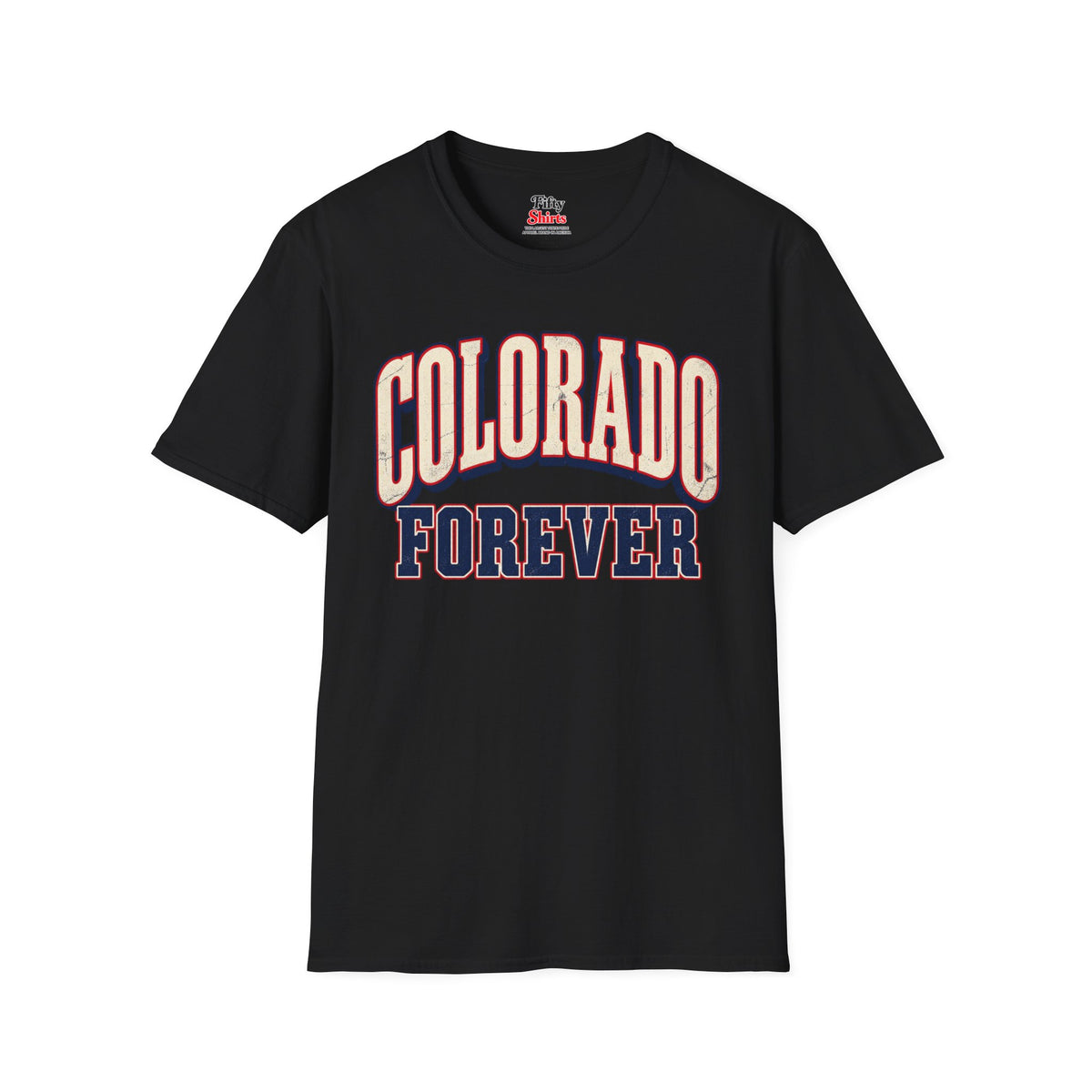 Colorado Forever Unisex Softstyle T Shirt State Name Graphic Tee