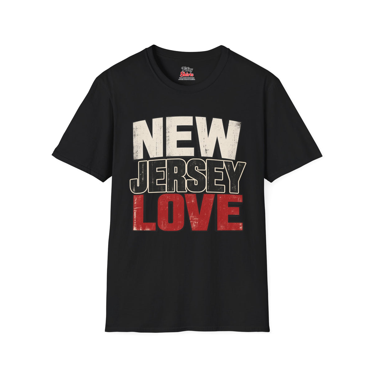 New Jersey Love Unisex Softstyle T Shirt State Name Graphic Tee