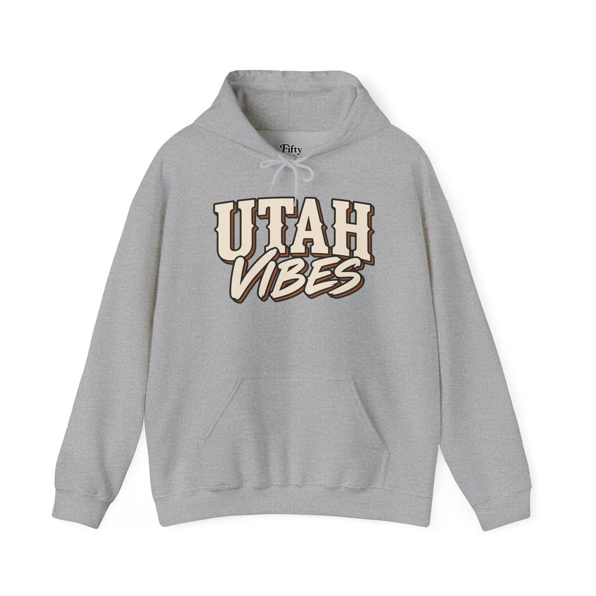 Utah Vibes Unisex Hoodie State Name Graphic