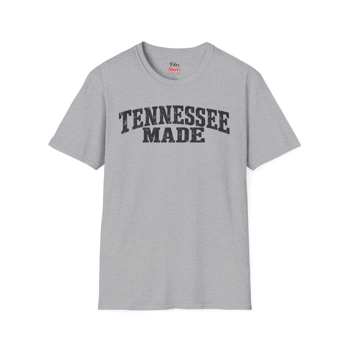 Tennessee Made Unisex Softstyle T Shirt State Name Graphic Tee