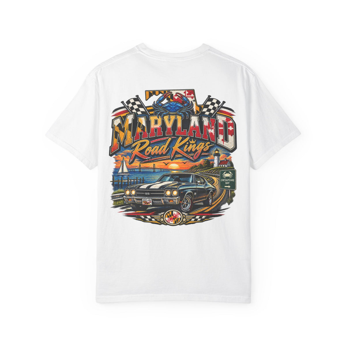Maryland Road Kings Unisex Comfort Color 1717 Streetwear Graphic Tee