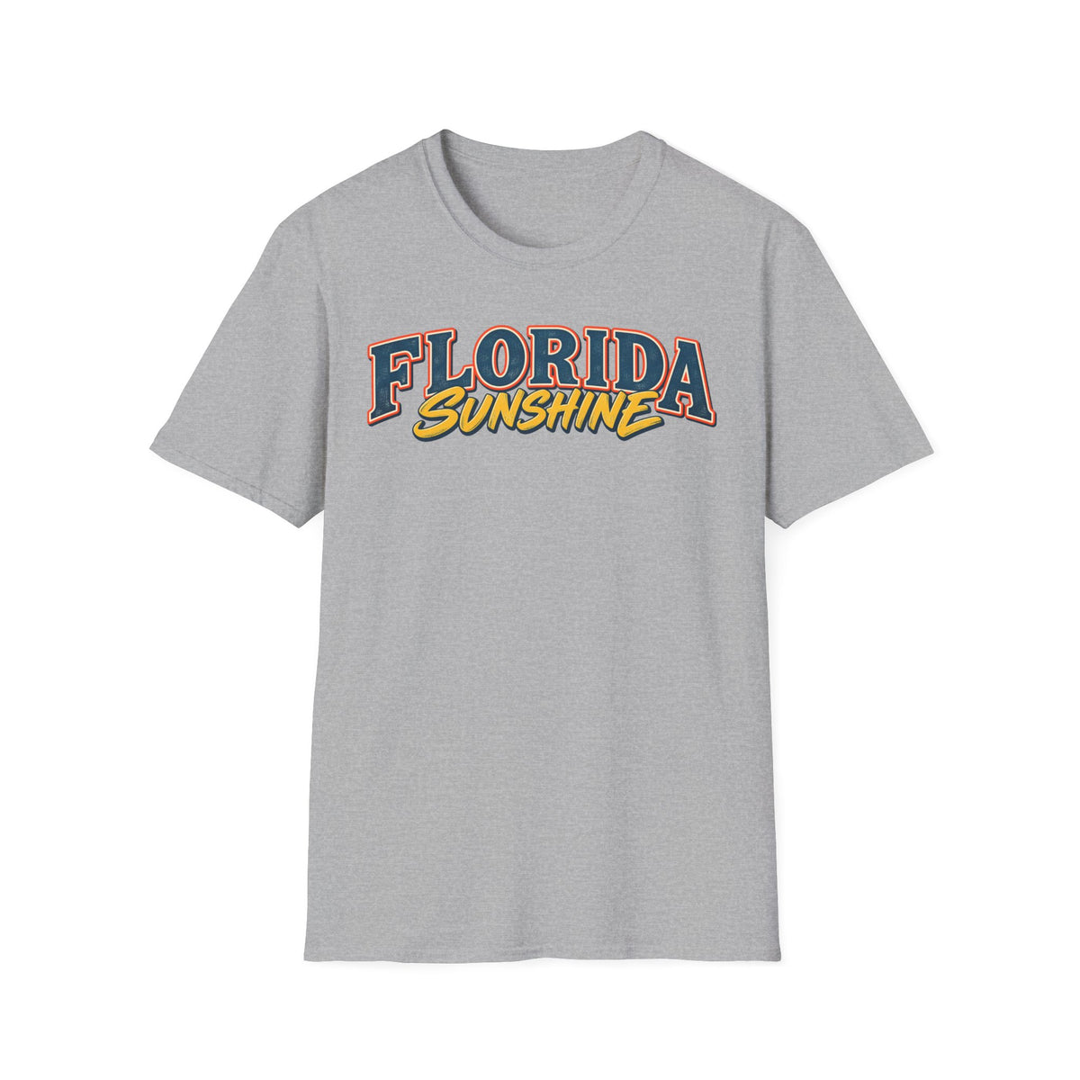 Florida Sunshine Unisex Softstyle T Shirt State Name Graphic Tee