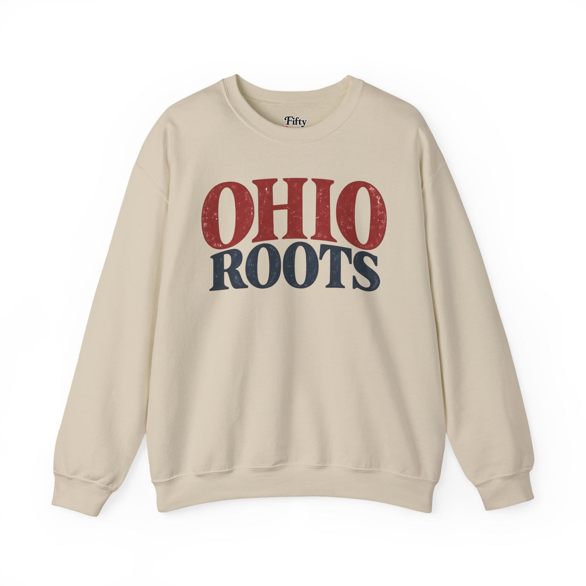 Ohio Roots Unisex Crewneck Sweatshirt State Name Graphic