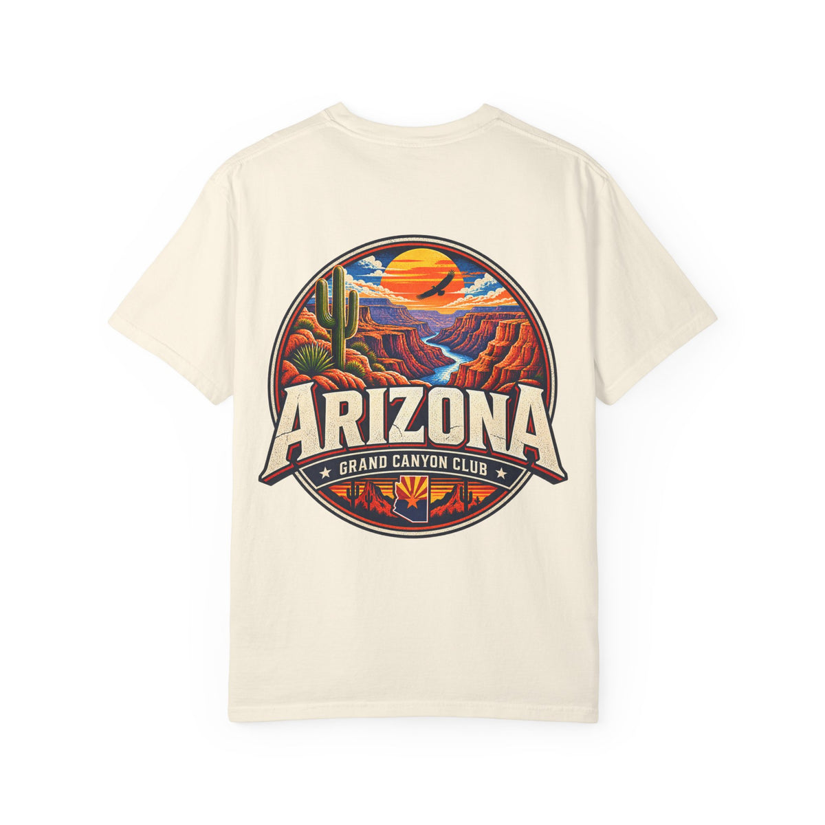 Arizona Grand Canyon Club Unisex Comfort Color 1717 Streetwear Graphic Tee
