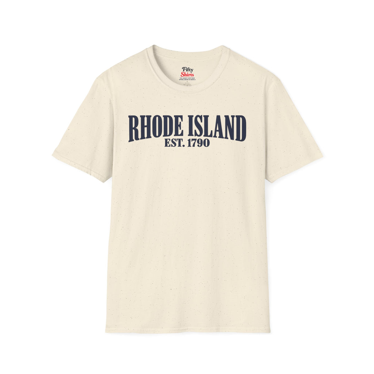 Rhode Island EST 1790 Unisex Softstyle T Shirt State Name Graphic Tee
