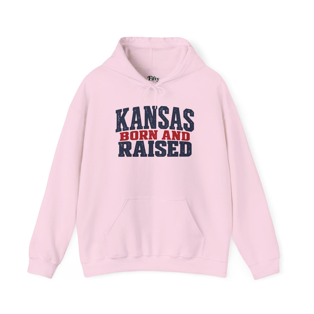 Kansas Born and Raised Classic Heritage Unisex Hoodie Graphic