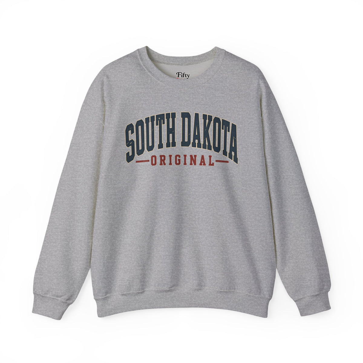 South Dakota Original Unisex Crewneck Sweatshirt State Name Graphic