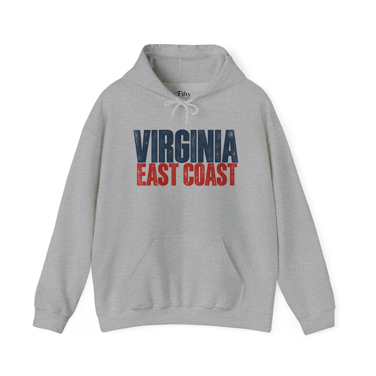 Virginia East Coast Unisex Hoodie State Name Graphic