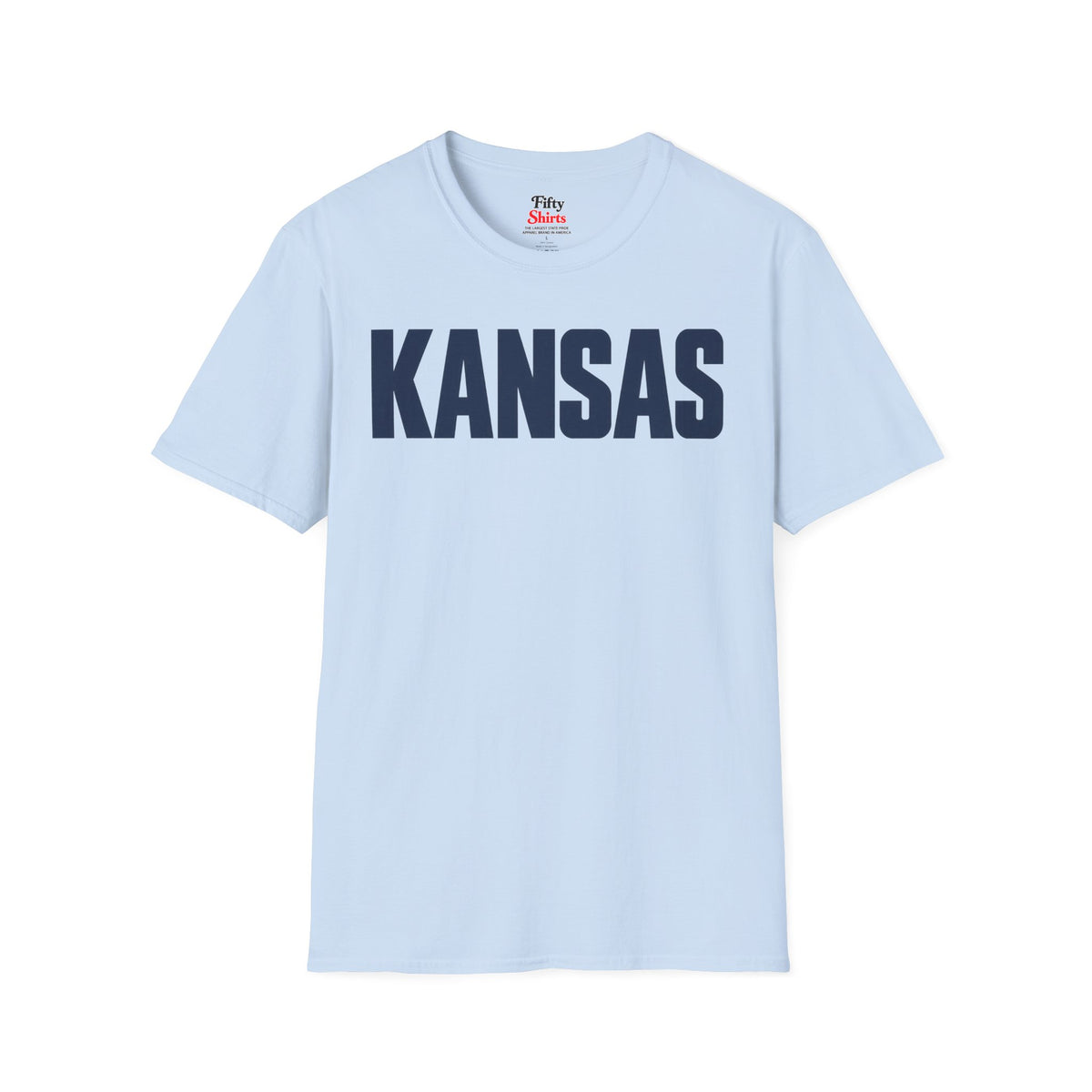 Kansas Unisex Softstyle T Shirt State Name Graphic Tee