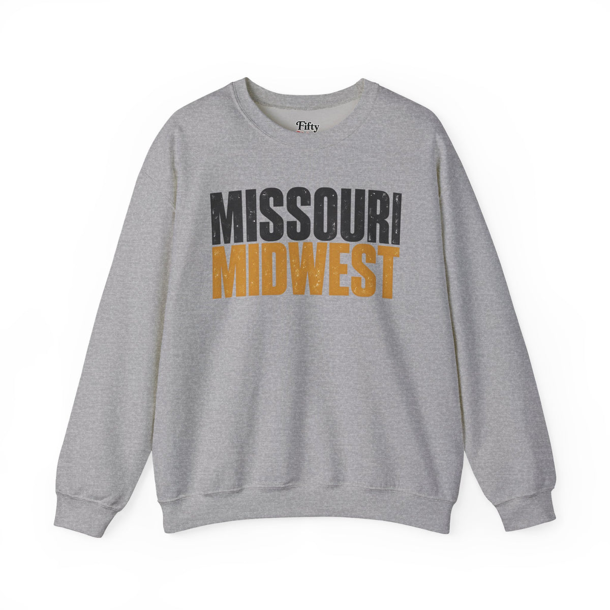 Missouri Midwest Unisex Crewneck Sweatshirt State Name Graphic