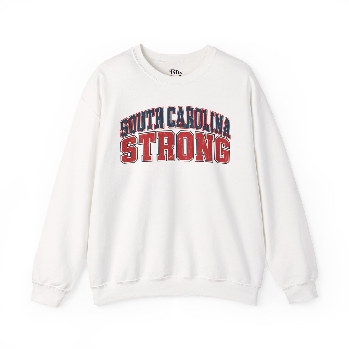 South Carolina Strong Unisex Crewneck Sweatshirt State Name Graphic