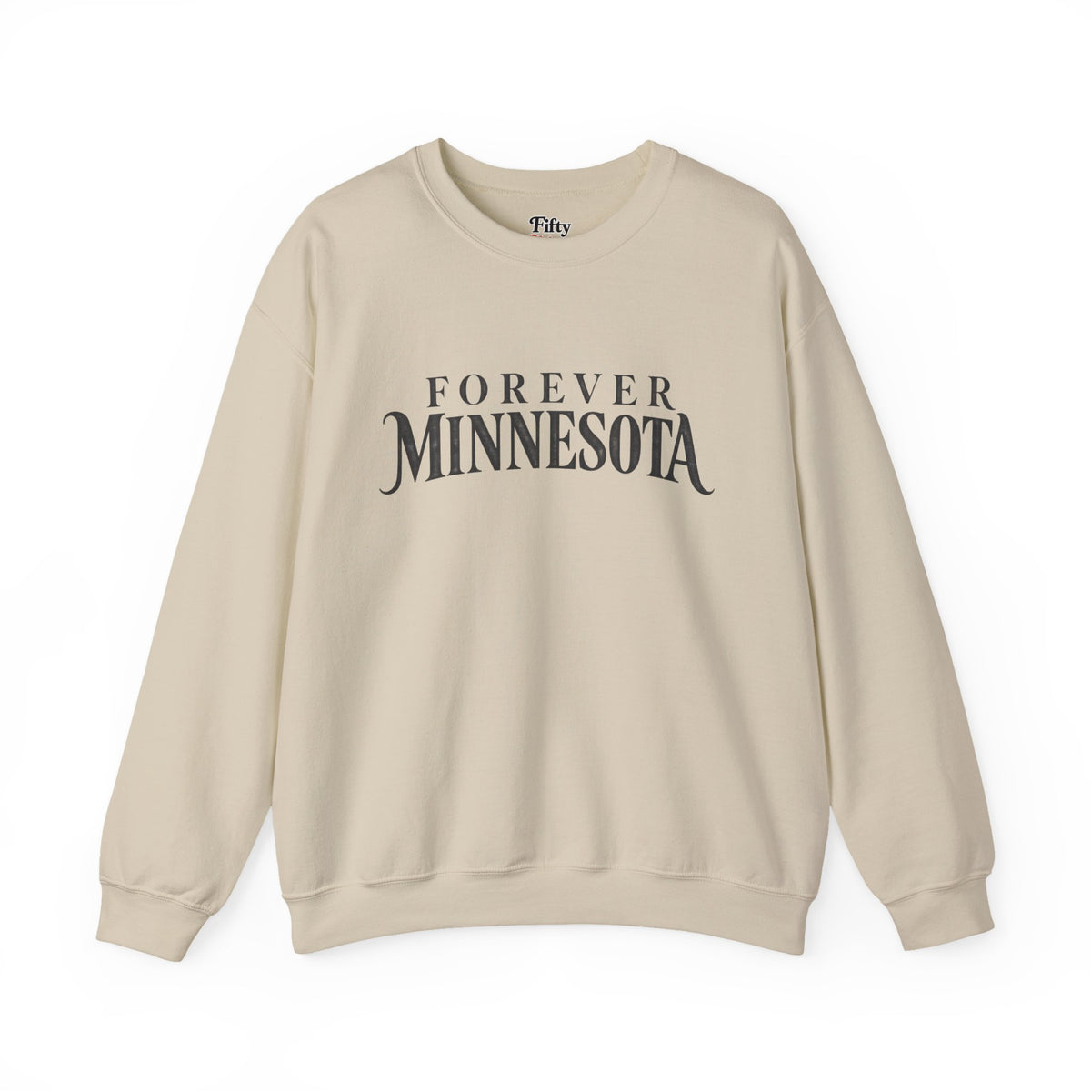 Forever Minnesota Unisex Crewneck Sweatshirt State Name Graphic